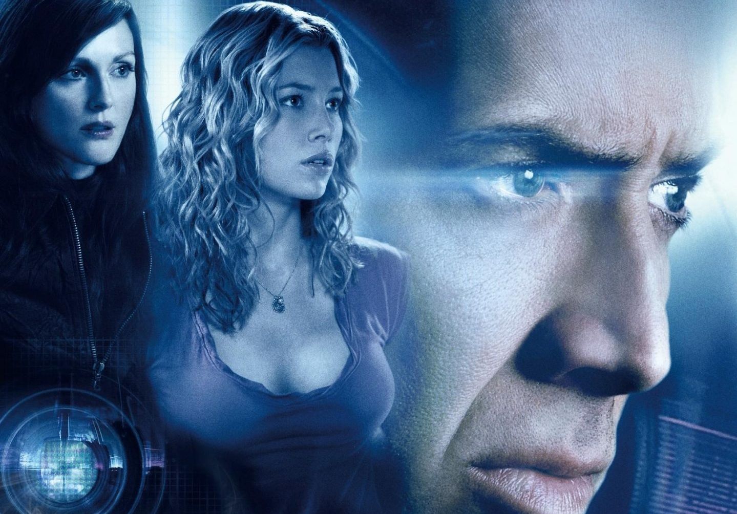 “Next”: stasera in Tv il soprannaturale si scontra con la brutalità del futuro Julianne Moore, Jessica Biel e Nicolas Cage in "Next" - Photo Credits: Everyeye Cinema