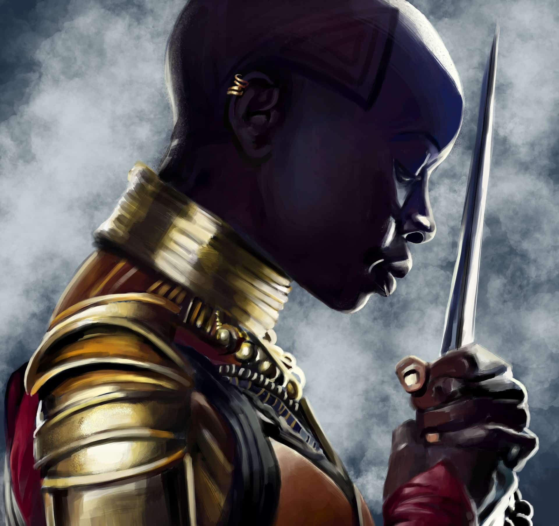 Black Panther: romanzo spin-off in progetto Black Panther - Photo Credit: https://www.artstation.com/artwork/WWRJX