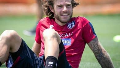 CALCIO Naithan Nandez in allenamento
