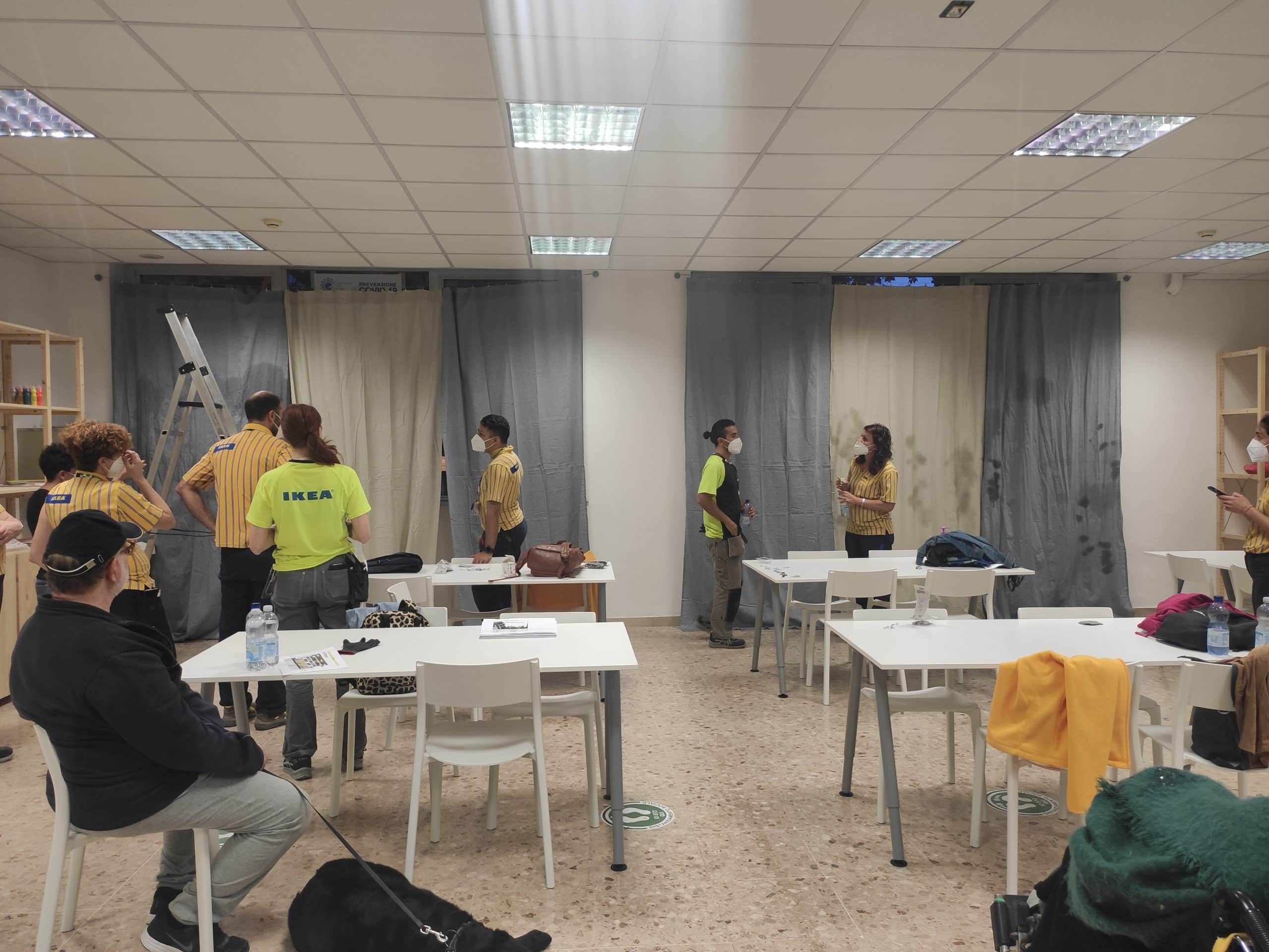 Ikea ristruttura la sede dell’associazione Diversuguali, il progetto di inclusione per disabili