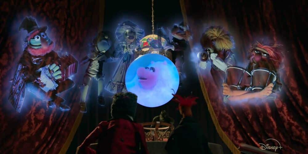 Una scena di Muppets Haunted Mansion