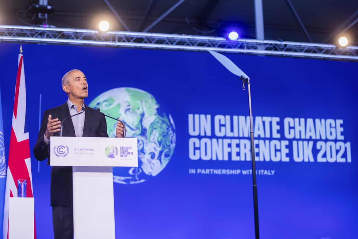 Cop26, Obama accusa chi ha fatto fallire l’Accordo di Parigi 2015