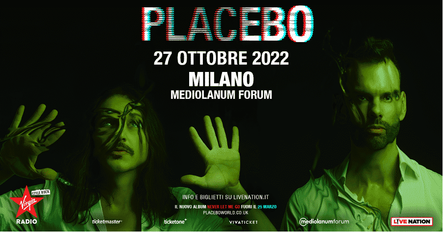 Placebo, si aggiunge una nuova data in Italia a Milano nel 2022 Placebo, dopo Padova anche Milano nel 2022 per la band di rian Molko