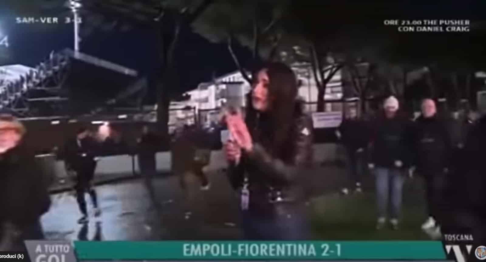 Cronista sportiva violentata (e non molestata) in diretta TV