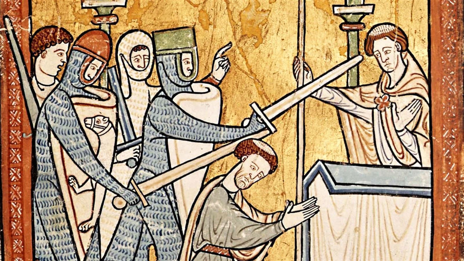 L’assassinio di Tommaso Becket e la sua canonizzazione