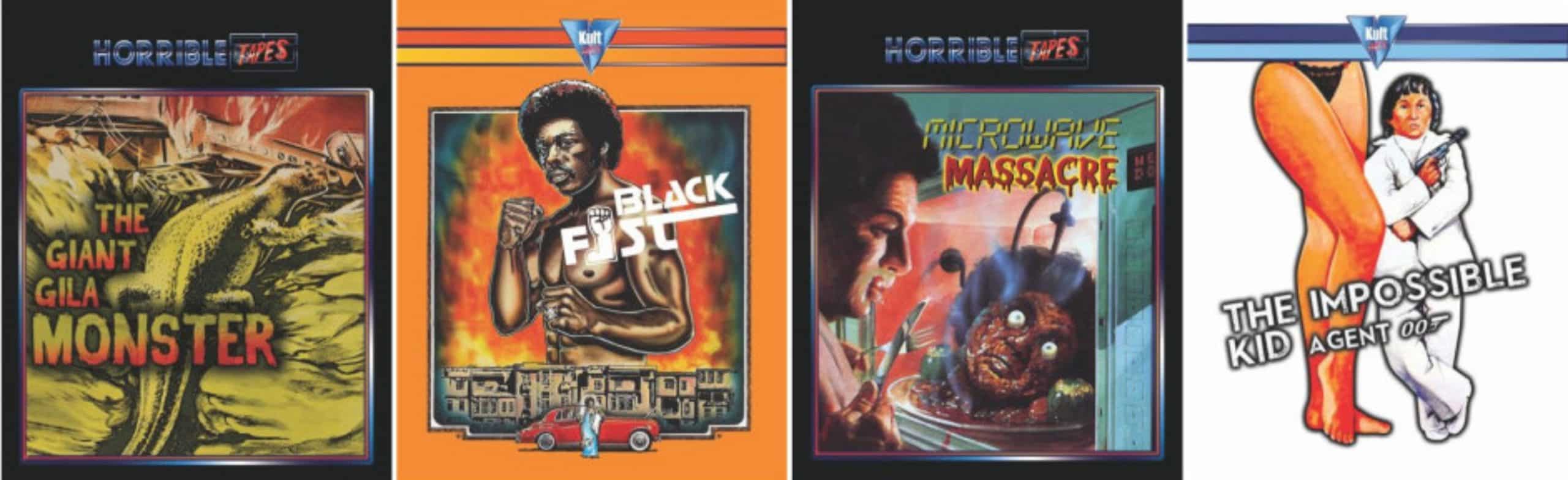 Horrible Tapes e Kult Tapes: mostri giganti, blaxploitation e tanto altro Horrible Tapes - Kult Tapes
