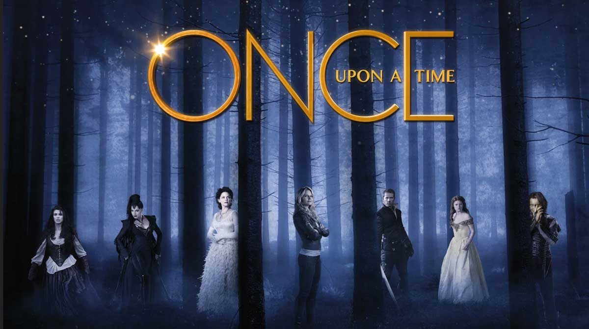 Il poster della serie "C'era una volta" con il titolo originale "Once Upon a Time".