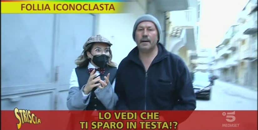 Scala dei Turchi, Striscia la Notizia: l’imbrattatore poteva essere fermato tre anni fa Scala dei Turchi Striscia - Credits: Ufficio Stampa Striscia