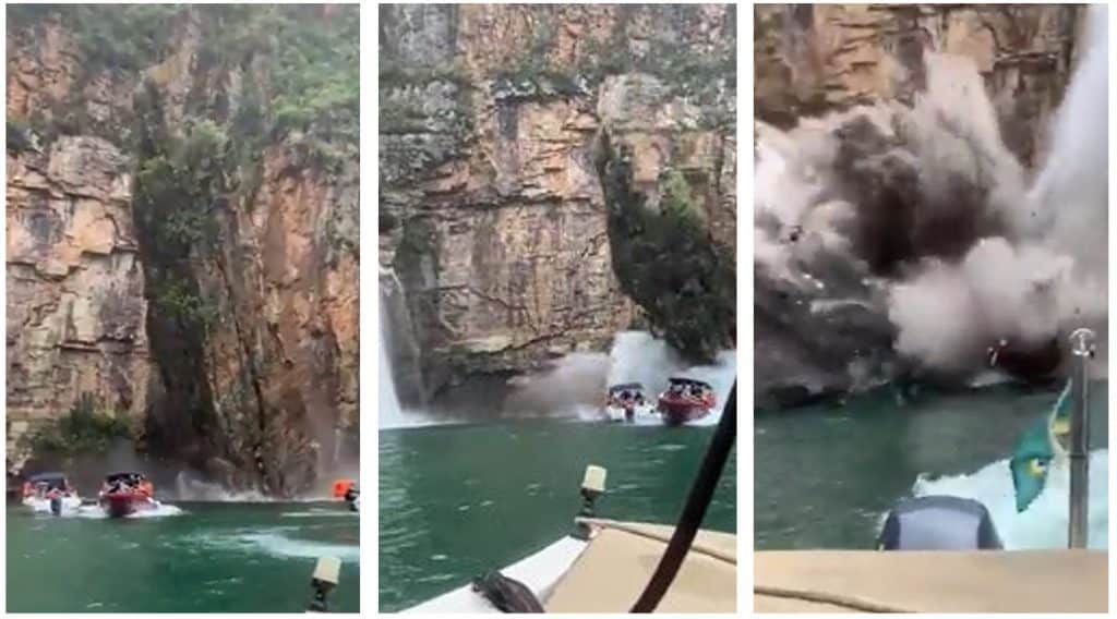 Crolla una scogliera in Brasile: almeno 7 morti e 32 feriti
