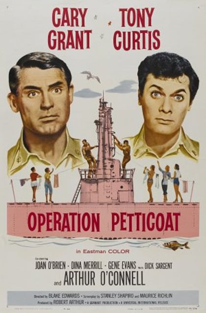 “Operazione sottoveste”, questa sera in tv la commedia con Cary Grant e Tony Curtis