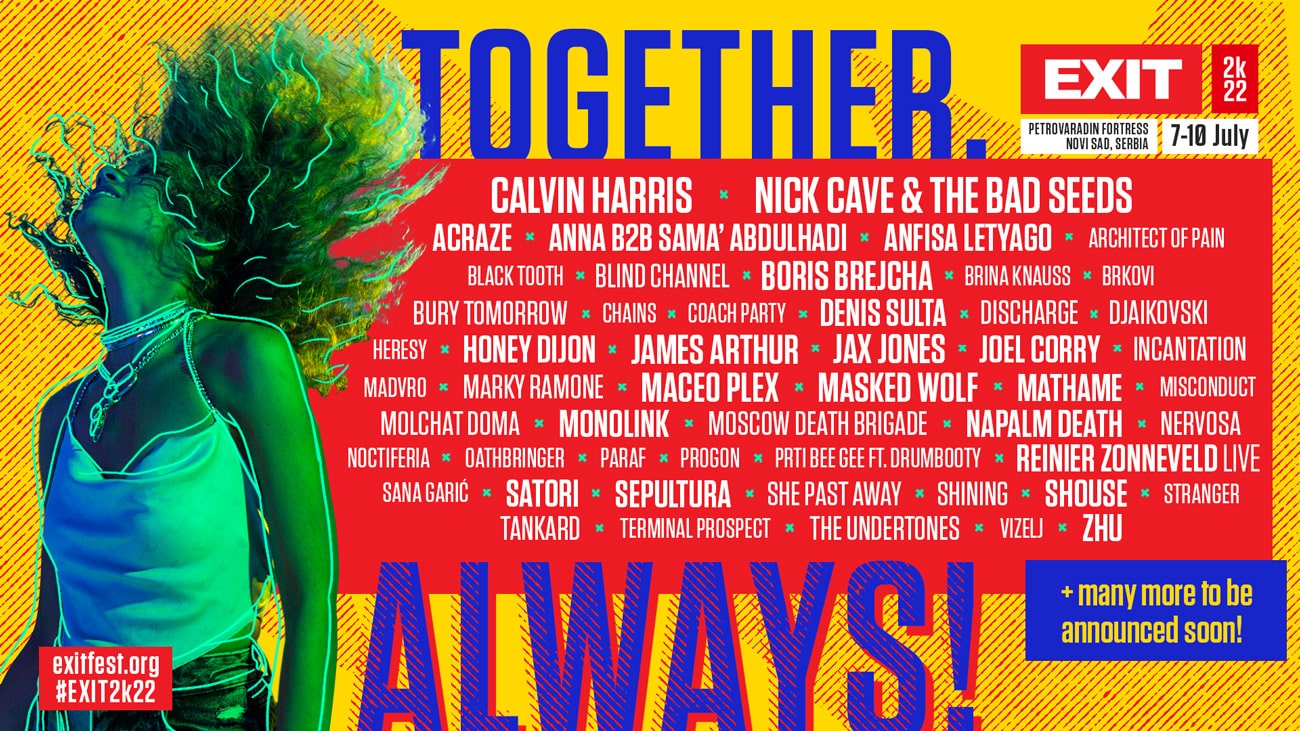 EXIT Festival: tra gli artisti anche Nick Cave e Calvin Harris exit festival