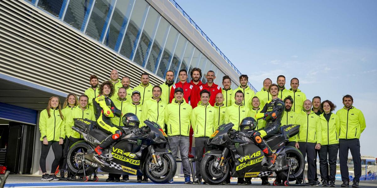 Tutto pronto per la presentazione del team Mooney VR46 di Valentino Rossi