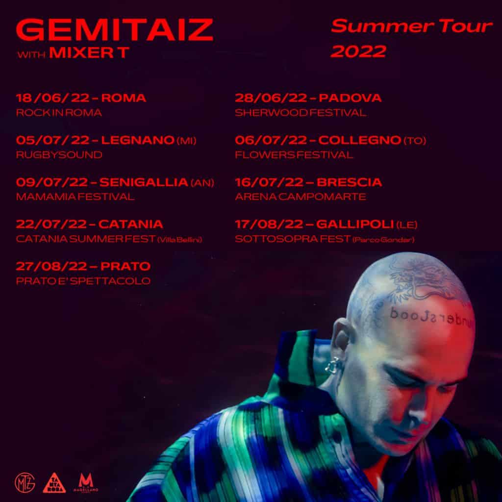 Gemitaiz Summer Tour 2022: tutte le date dei live del rapper romano gemitaiz summer tour 2022