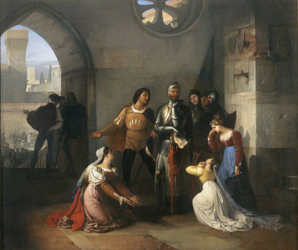 Pietro Rossi prigioniero, hayez_photocredit:wikipedia