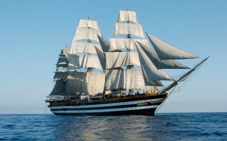 22 febbraio 1931, il varo dell’Amerigo Vespucci