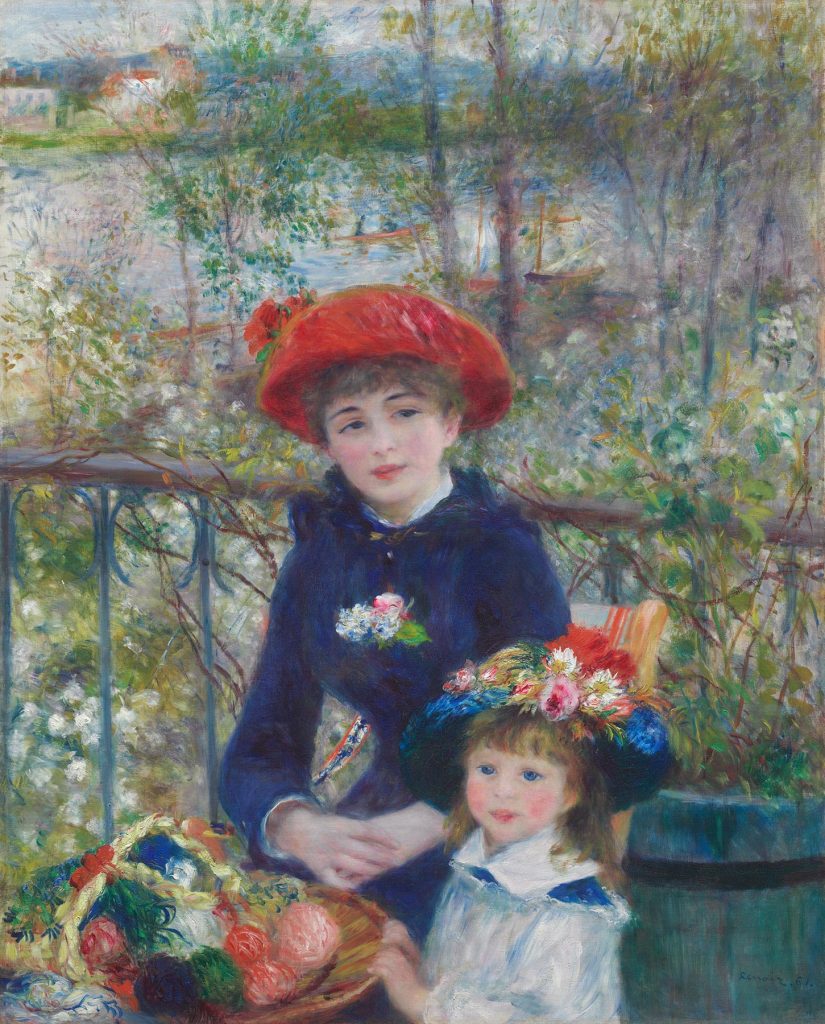 Pierre-Auguste Renoir, Sulla terrazza Chicago, The Art Institute