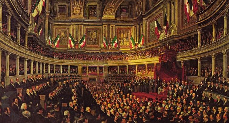 18 febbraio 1861, si riunisce il primo Parlamento dell’Italia unita Primo-Parlamento-Italia-Unita