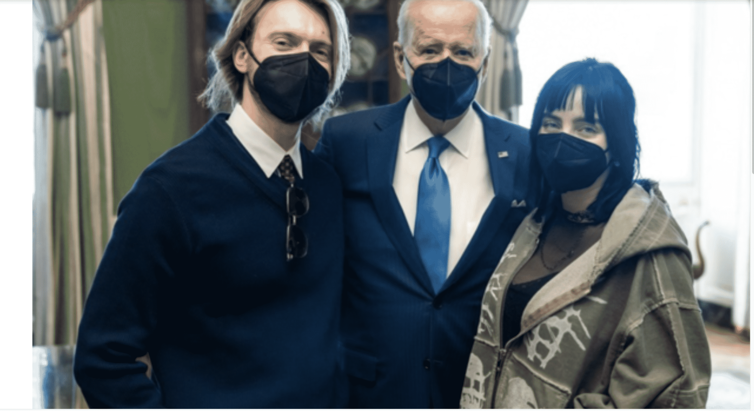 Il Presidente Biden invita Billie Eilish alla Casa Bianca