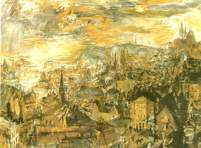 Veduta di Praga da villa Kramàř_web