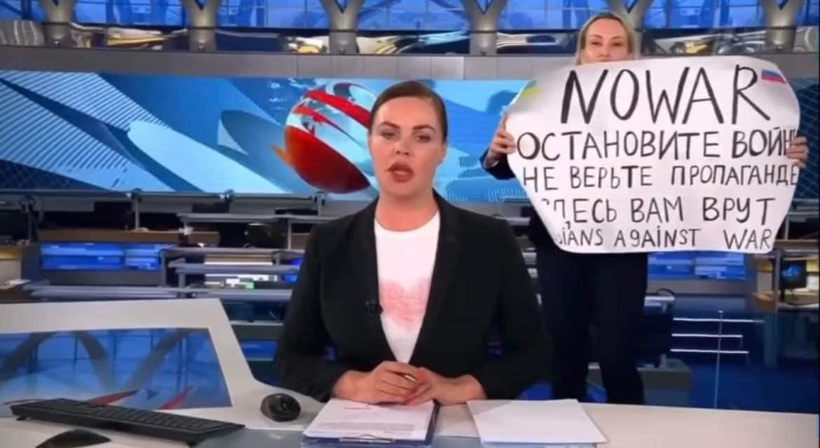 Marina Ovsyannikova: no all’offerta d’asilo dalla Francia