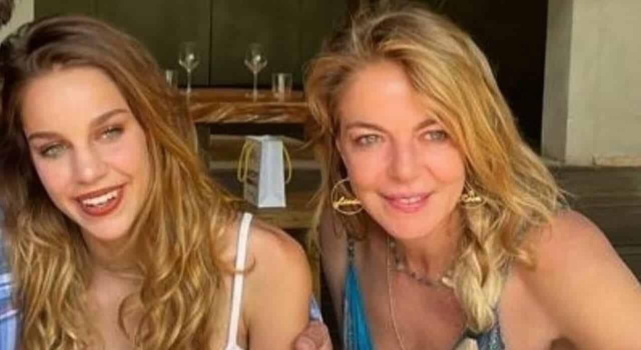 Claudia Gerini, chi sono le figlie Lidia Zampaglione e Rosa Enginoli
