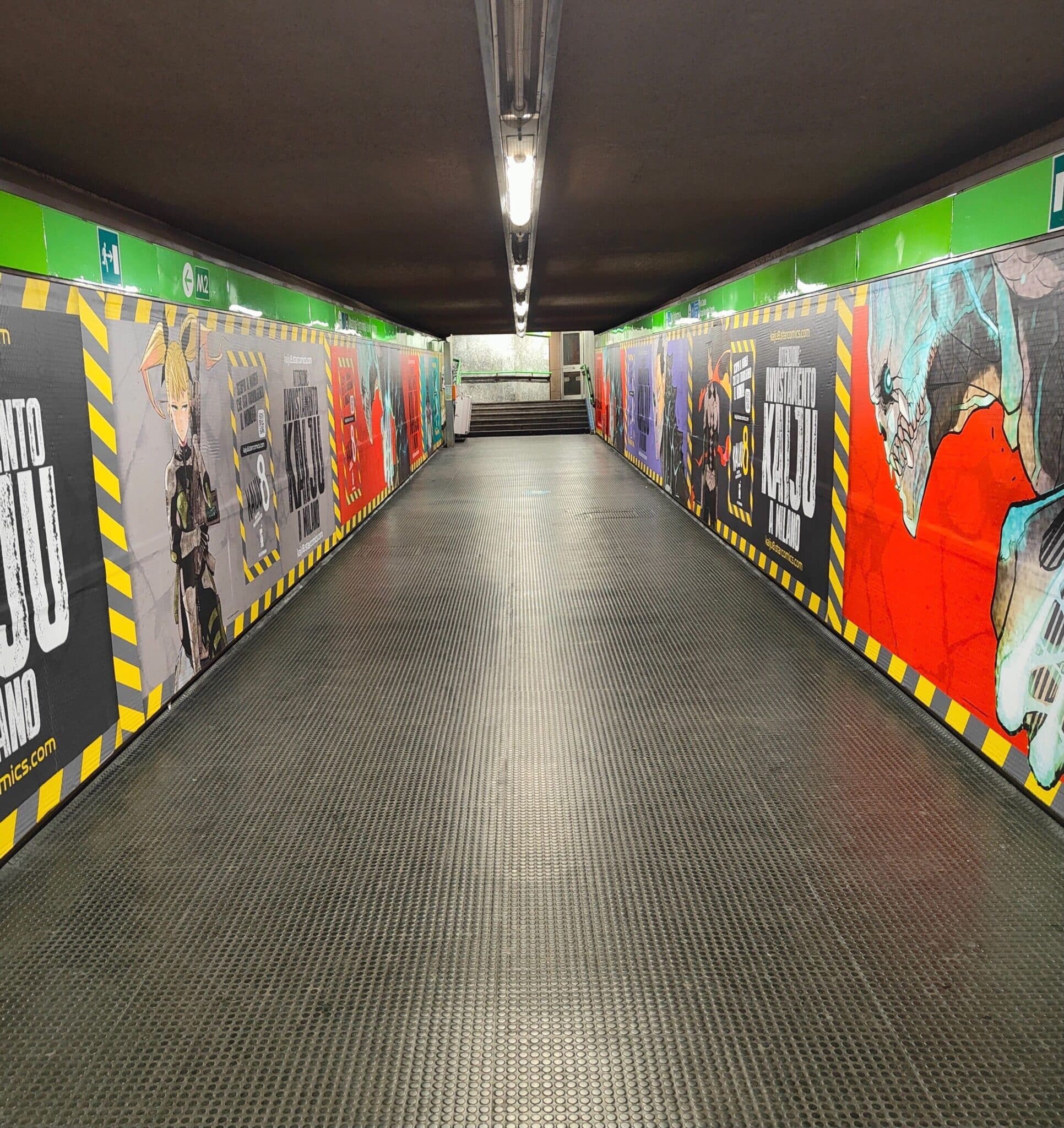 Per due settimane nella metro di Milano, arriva Kaiju No. 8: il fumetto dei record