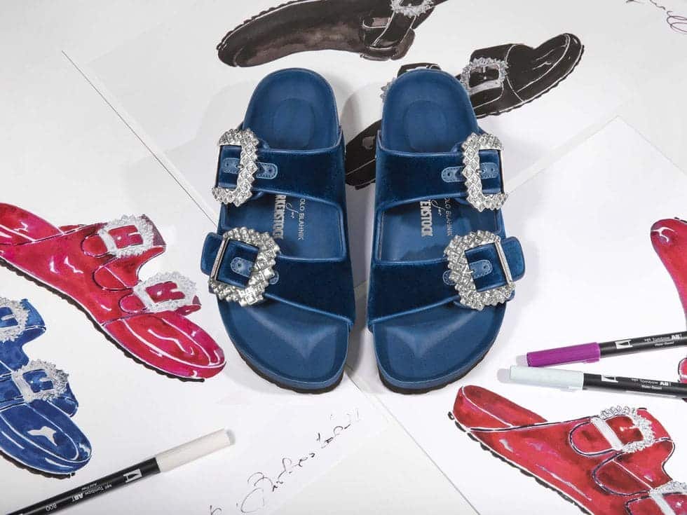 Manolo Blahnik e Birkenstock insieme per una collaborazione inaspettata Manolo Blahnik Birkenstock - Photo Credits wondernetmag.com