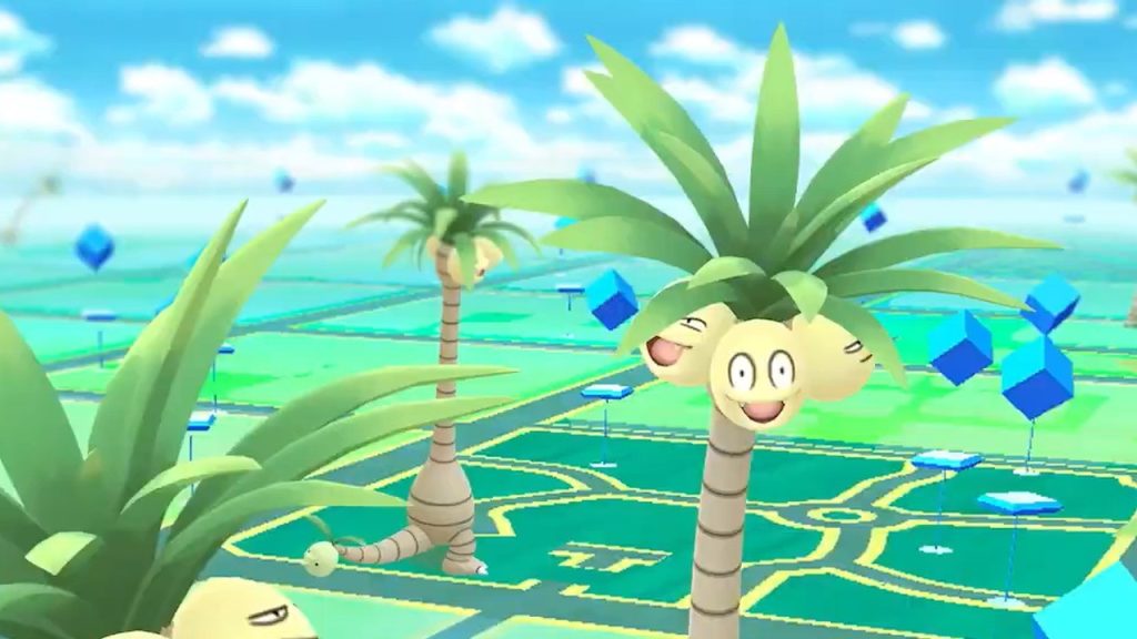 Gli Exeggutor di Alola invadono la tua città in Pokémon GO - Credit: dal web