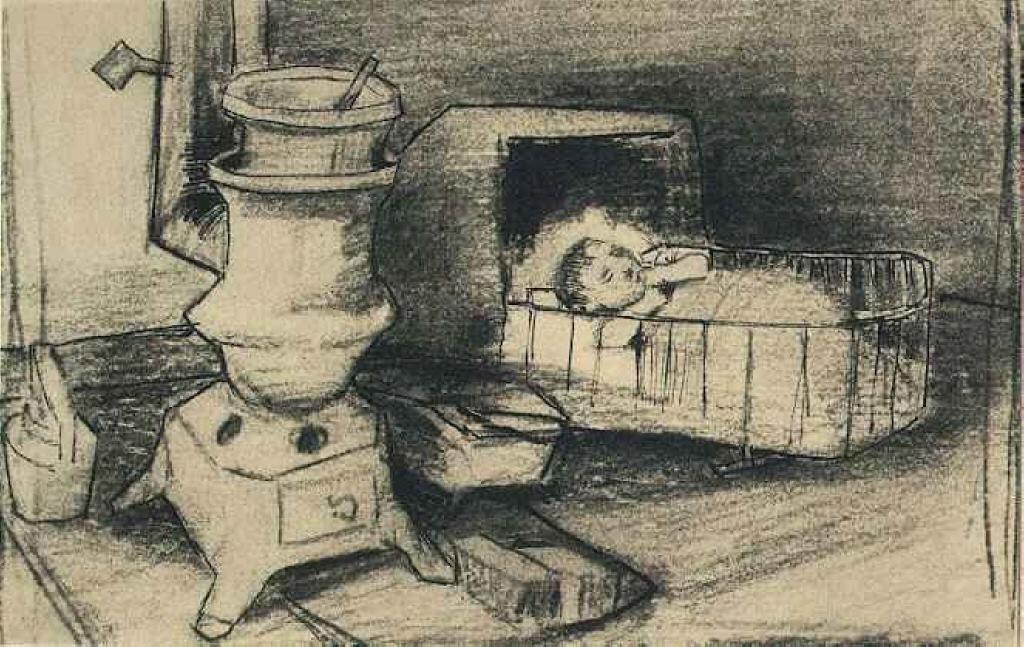 La culla, disegno del 1882_photocredit:wiki
