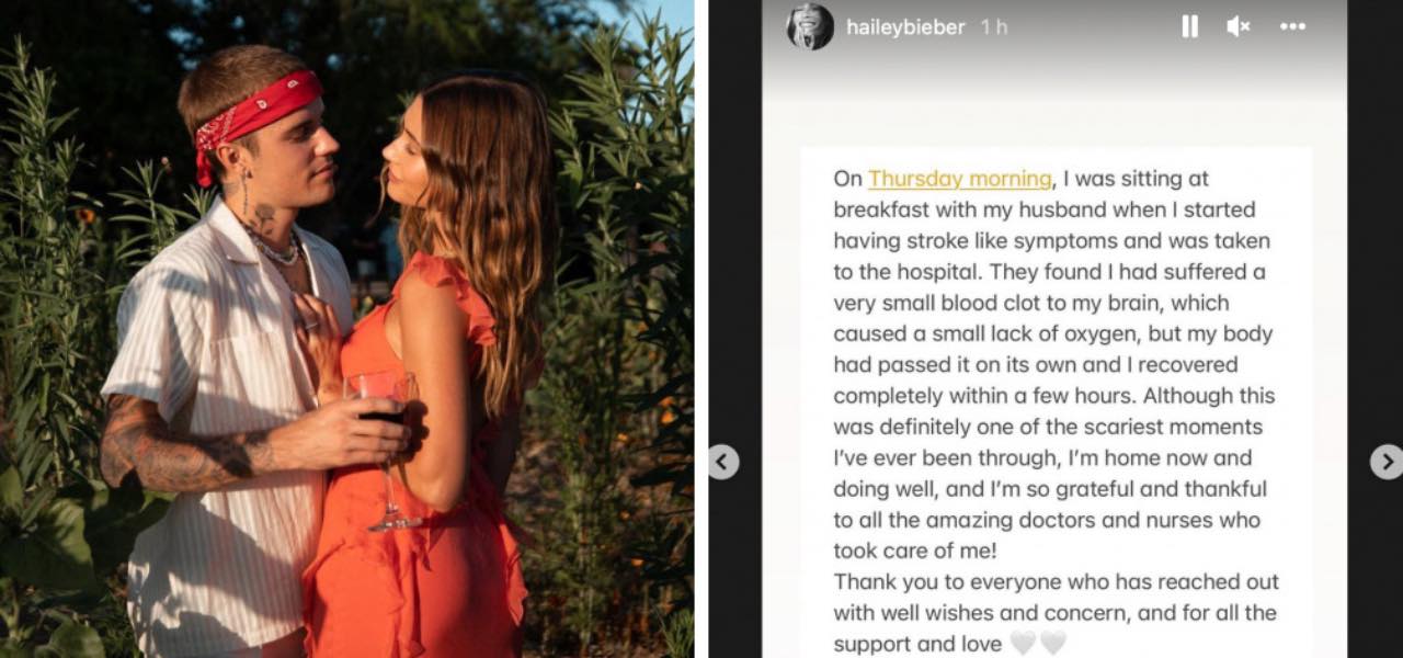 Le condizioni di Hailey Baldwin dopo l’ictus