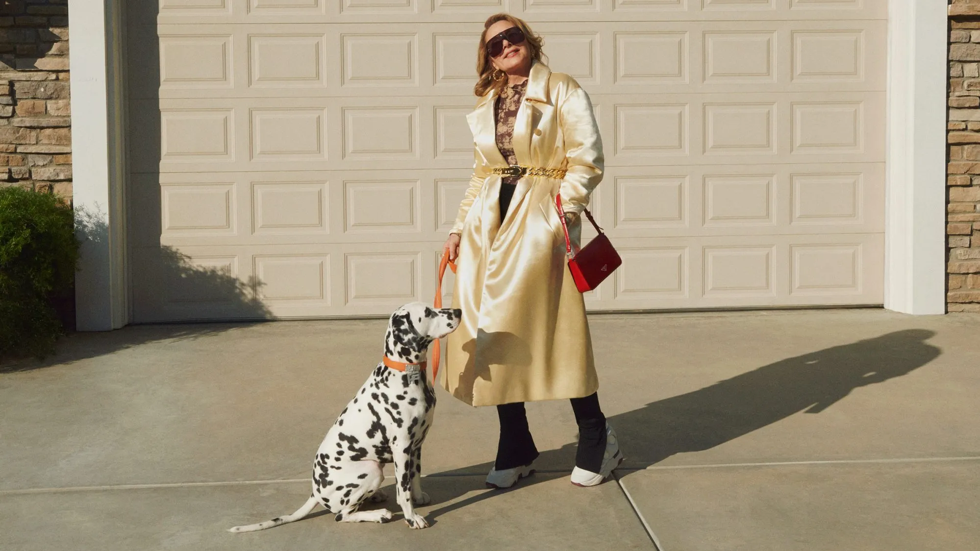 Kim Cattrall nei panni di Samantha con Farfetch