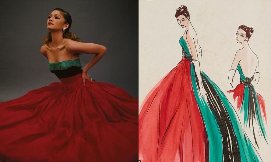 Balmain, l’abito dal fascino senza tempo per Zendaya Abito_balmain_zendaya