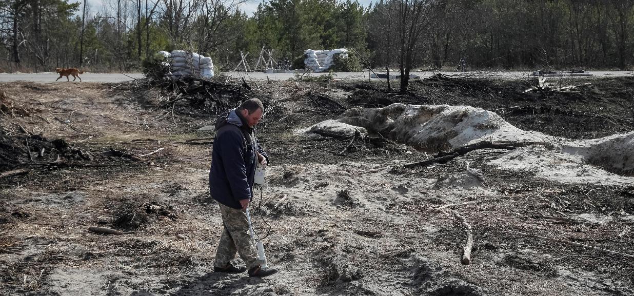 Kiev ha registrato radiazioni alte nelle trincee di Chernobyl