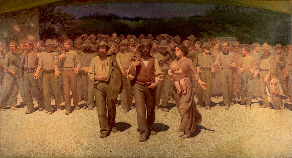 Il Quarto Stato, G. P. da Volpedo, 1901_photocredit:wikipedia