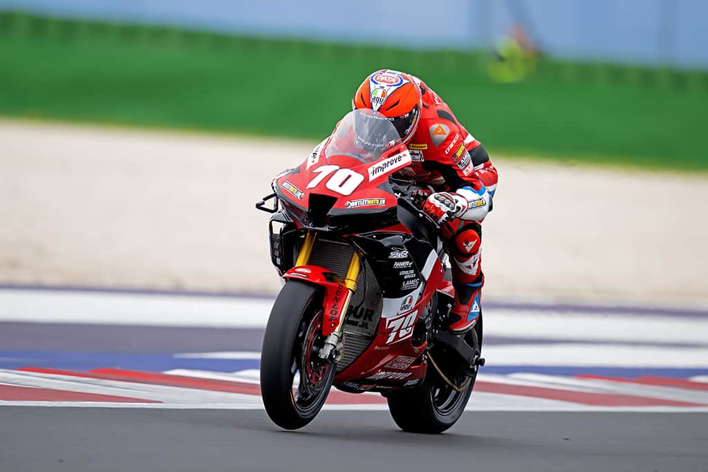SBK, Misano: successo e vittoria per Luca Vitali