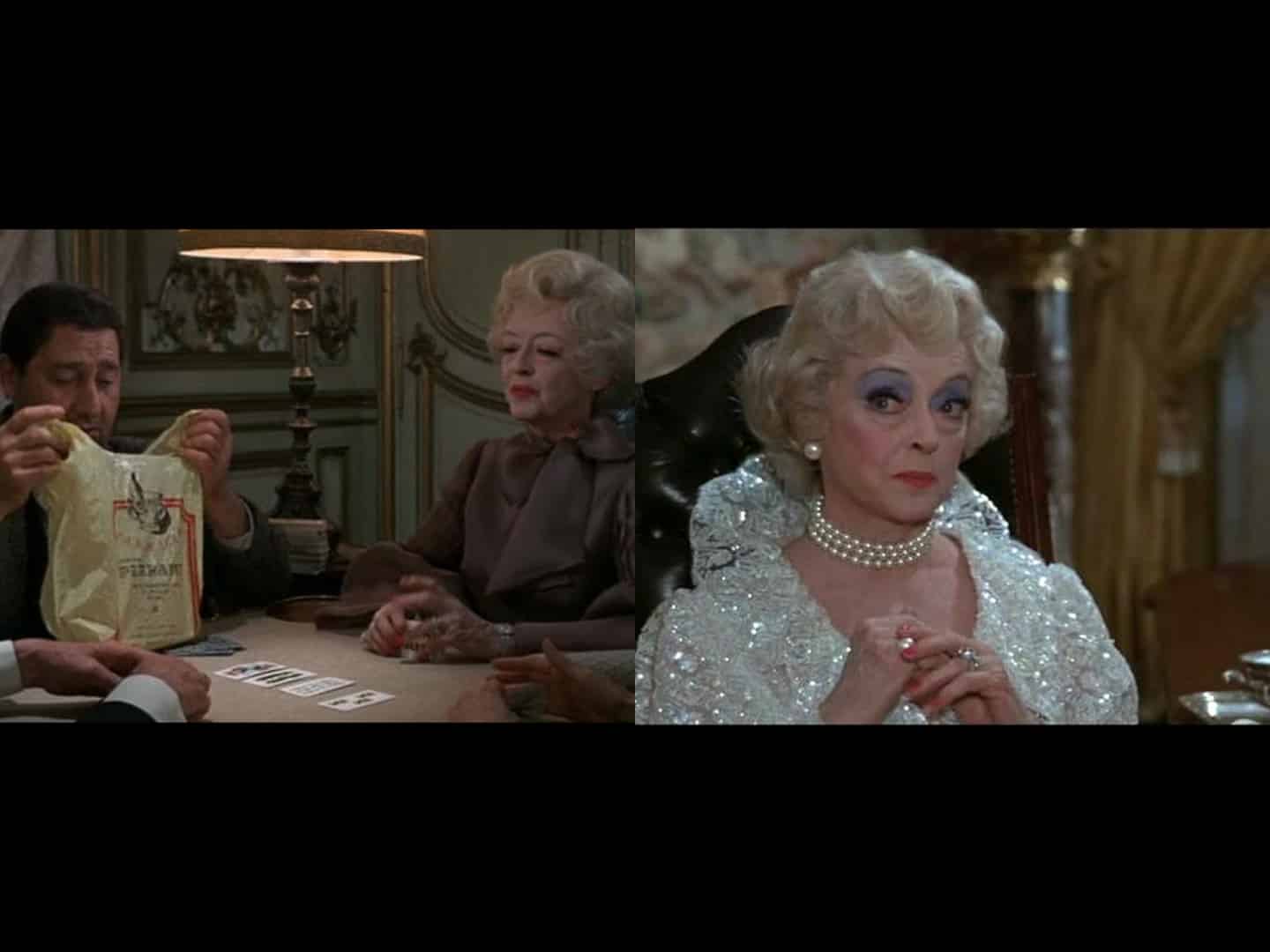 Bette Davis, lo scopone scientifico e avvelenato con Sordi