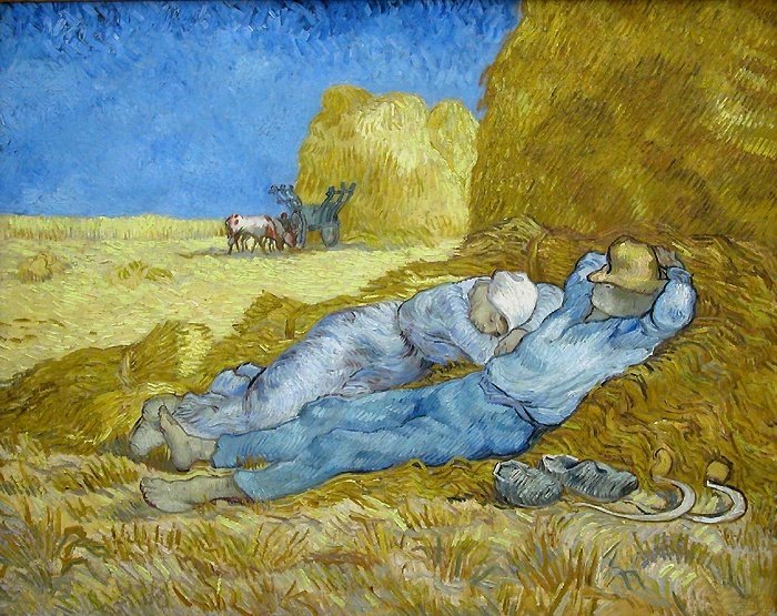 Riposo dal Lavoro, Van Gogh, 1889_photocredit:wikipedia