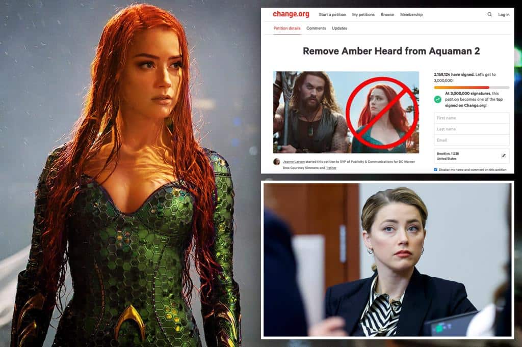 Aquaman 2: lanciata una petizione dai fan sulla rimozione di Amber Heard