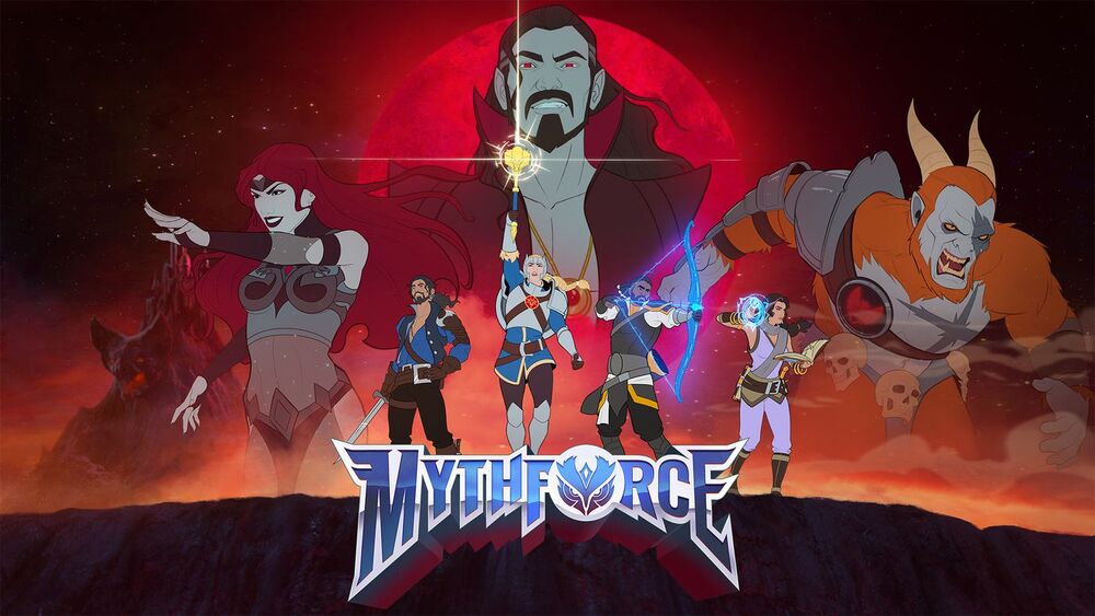 MythForce: annunciato il nuovo roguelite di Beamdog ispirato ai cartoon fantasy anni ’80 MythForce Beamdog poster