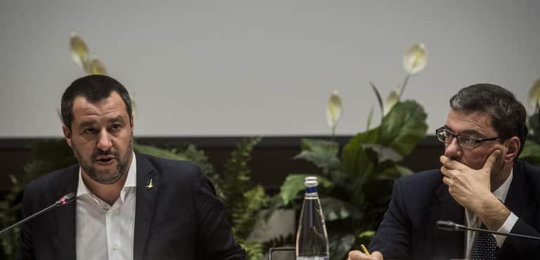Salvini a Mosca: si riaccende lo scontro nella Lega Salvini Mosca Photo Credits AGI