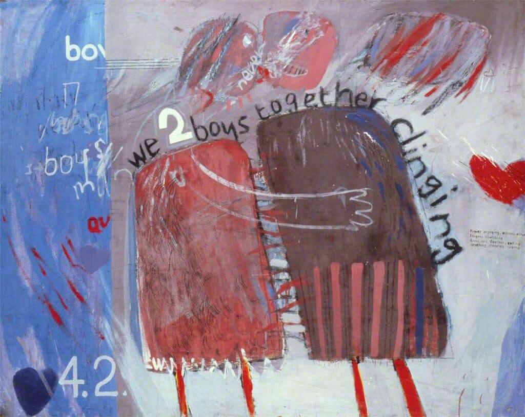 We Two Boys Together Clinging; CREDIT LINE © David Hockney