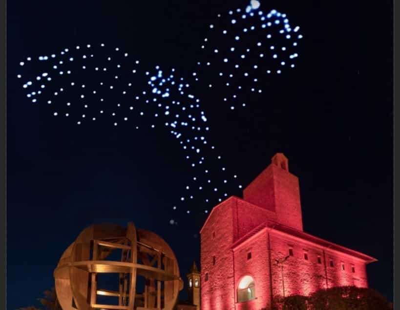 Flotte di droni illumineranno i cieli di Vinci per la Festa dell’Unicorno festa dell'unicorno droni