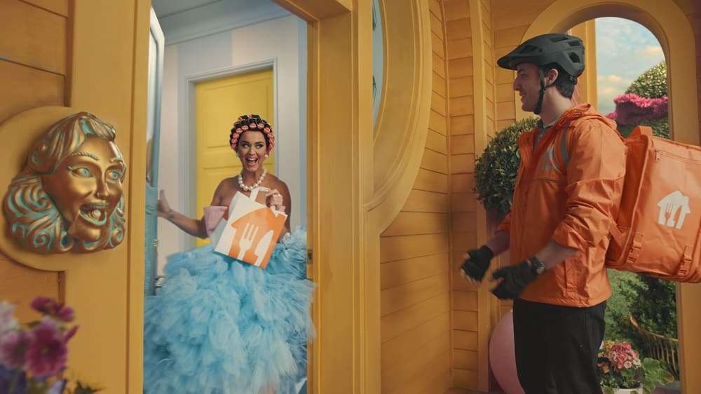 Katy Perry è la protagonista del nuovo spot di Just Eat