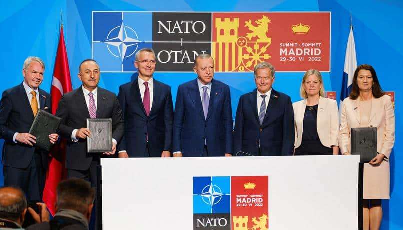 La Turchia rimuove il veto sull’ingresso di Svezia e Finlandia nella Nato Turchia veto sull'ingresso di Svezia e Finlandia nella NATO Photo Credits RaiNews
