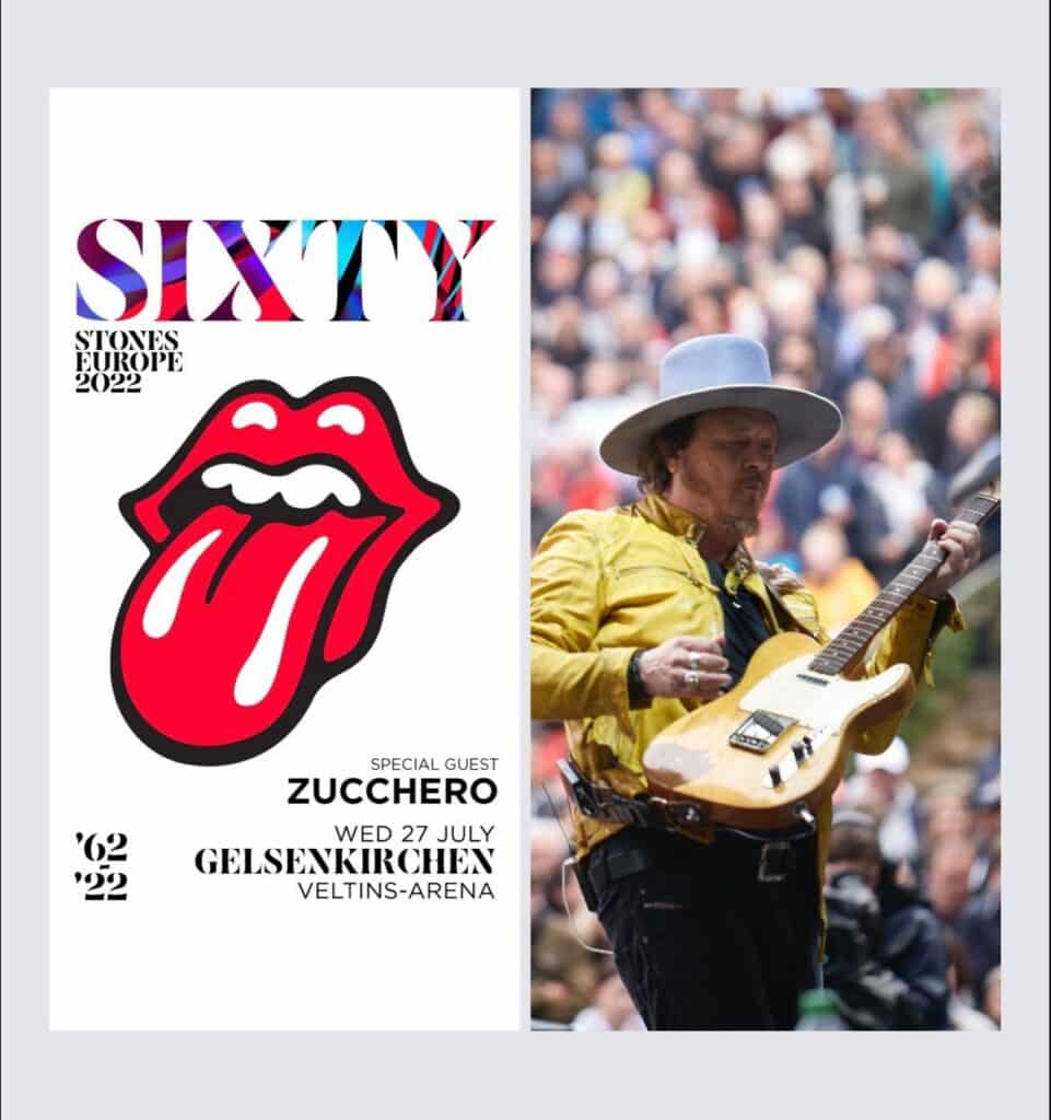 Zucchero opening Rolling Stones