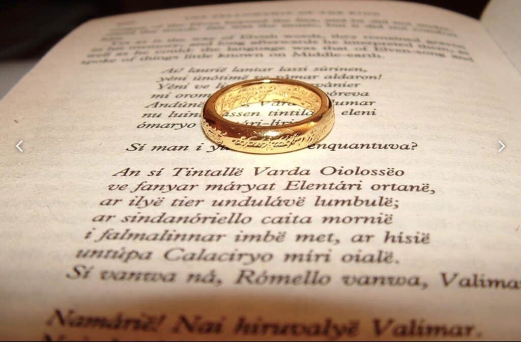 il signore degli anelli di Tolkien photo credits wikipedia