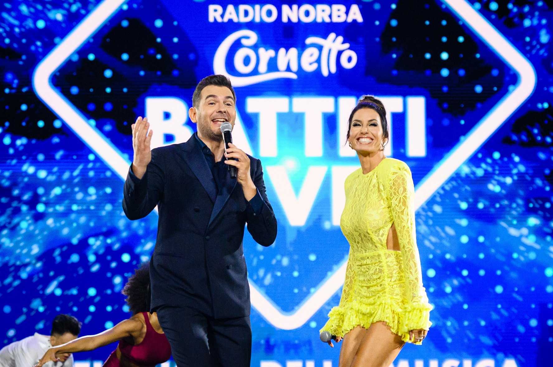 “Radio Norba Cornetto Battiti Live”, ritorna la musica in prima serata su Italia 1 Battiti Live ritorna stasera su Italia 1. Conducono Alan Palmieri ed Elisabetta Gregoraci - Photo Credits per gentile concessione uff stampa Mediaset