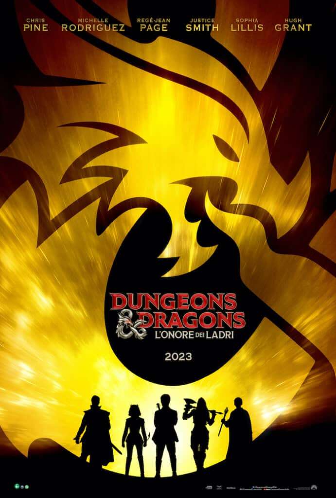 Il poster ufficiale del film di Dungeons & Dragons in uscita a Marzo 2023 - web