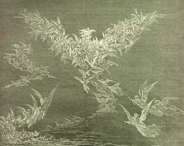 L'aquila degli spiriti giusti del Canto XX del Paradiso (Gustave Doré) - Photo Credits: tuttavia.eu