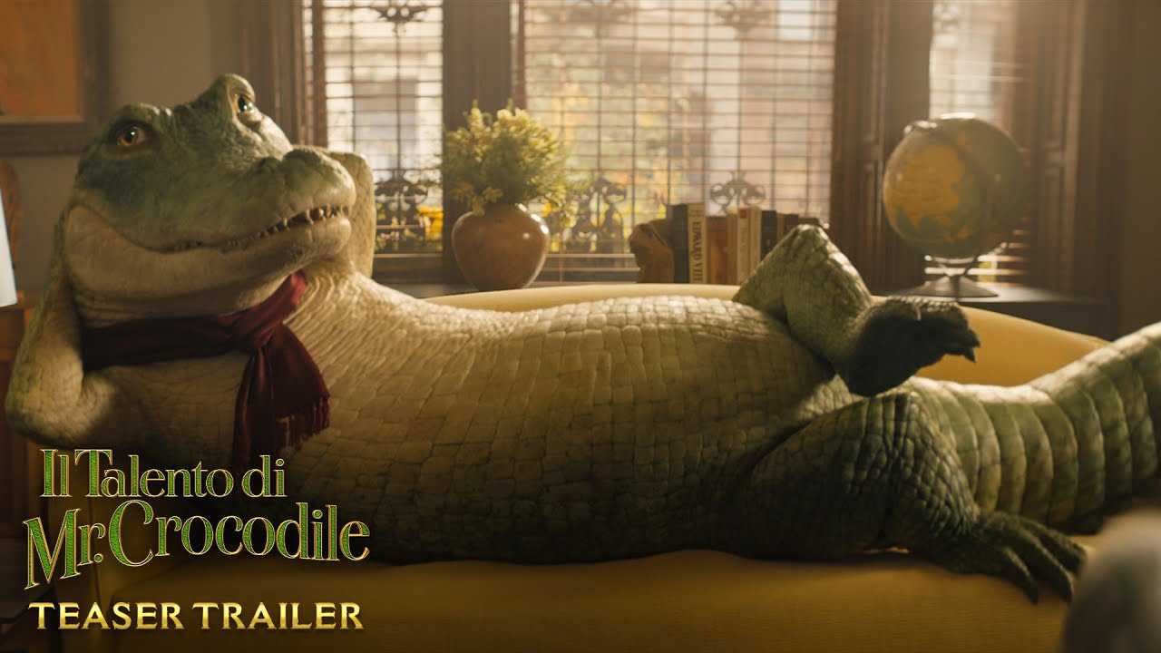 Il Talento di Mr. Crocodile, Luigi Strangis è la voce italiana del protagonista del film in uscita il 27 Ottobre Mr Crocodile Luigi Strangis